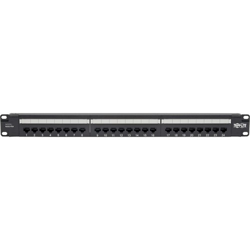 Eaton Tripp Lite Cat6 24-Port PoE+ Patchpanel, RJ45 Ethernet, 1HE Rackmount, ... - Bild 2 von 6