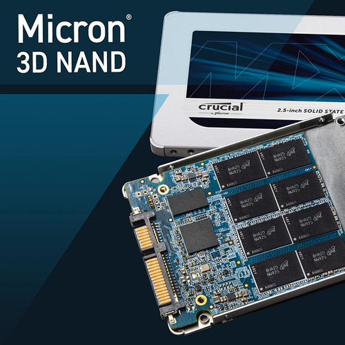 Crucial MX500 1TB 3D NAND SATA 2.5 Inch Internal SSD, up to 560Mb/S - CT1000MX50 - Bild 5 von 12