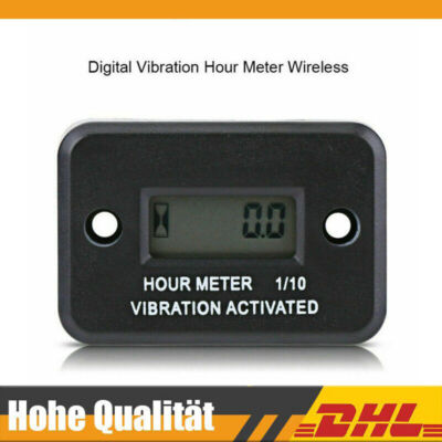 Betriebsstundenzähler Digital Vibration Stundenzähler Stunde Meter für Motocross