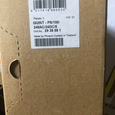1PC NEW PHCENIX QUINT-PS-100-240AC/24DC/5 2938581 By Fedex or FedEx