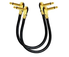 2-Pack Canare GS6 Pedal Effects, Patch, instrument cable Gold connectors