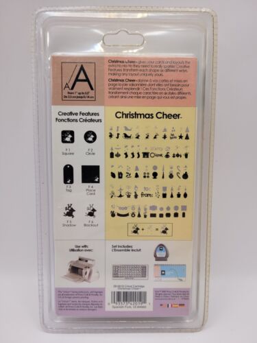 Cricut Christmas Cheer Shapes Cartridge Provo Craft NEW 29-0019 Factory Sealed