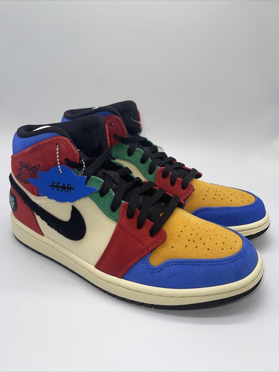 Jordan 1 Mid x Blue The Great Fearless 2019 Men's CU2805-100 Jordan 1 Mid x Blue The Great Fearless 2019 Men's CU2805-100