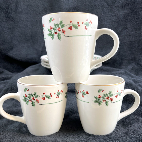 Gibson Christmas Charm Holly Holiday Set - Picture 6 of 9