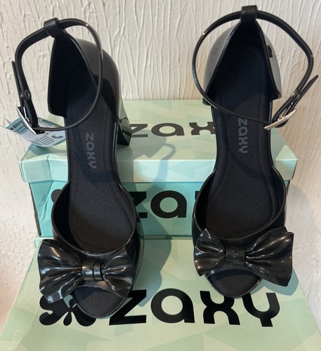 ZAXY DIVA BOW 21 BLACK LADIES 3 4 5 6 7 8 - Picture 3 of 3