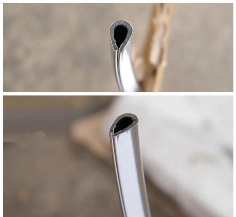 10ft 6mm U Shape Bumper Air Vent Grille Switch Rim Chrome Trim Strip Moulding Foto 2 de 4