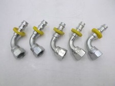 5 Pack Genuine Parker Hannifin Push-On Field Hydraulic Hose Fitting SAE 45°