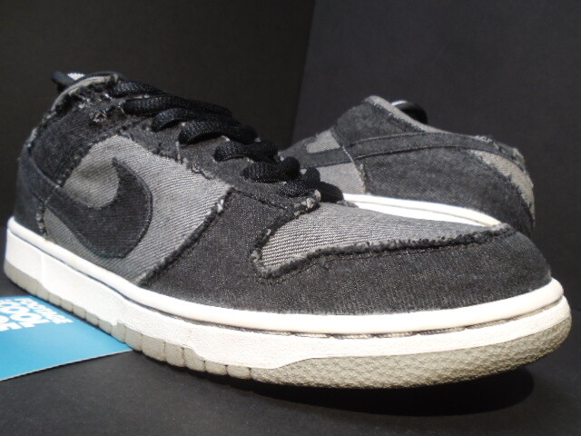 05 NIKE DUNK LOW PRO SB MEDICOM 2 DENIM BEARBRICK GREY BLACK WHITE  304292-005 10 | eBay