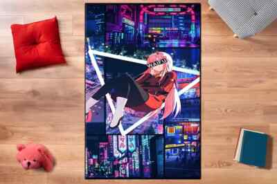 Waifu Rug Anime Girl Rug - Waifu Material, Ahegao Decor, Manga Room Rug, Japanese ...