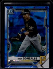2021 Bowman Chrome Sapphire Edition Nick Gonzales Prospects
