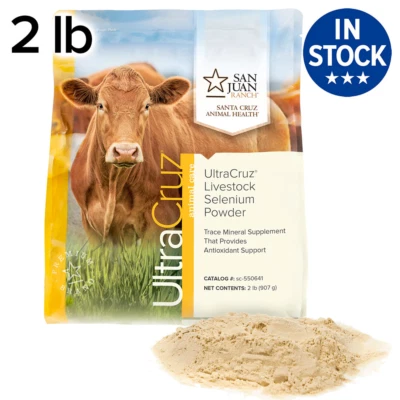 SANTA CRUZ ANIMAL HEALTH UltraCruz Livestock Selenium Powder, 2 lb