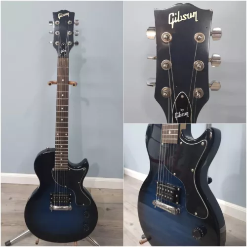 Maestro By Gibson Les Paul Junior Customized Electric Guitar Blue Single P/U