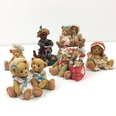 Priscilla Hillman Cherished Teddies Bears LOT of 5 Figurines Plus