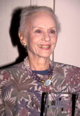 Jessica Tandy at the 15th Women in Film Crystal Awards on June 7 1- Old Photo