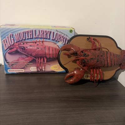 Big Mouth Larry Lobster Collectable Singing/Dancing Wall Art WORKS