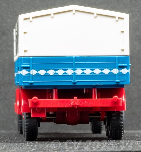 1/87 H0 WIKING Mercedes MB L 10000 Pritsche/Plane Veterama '93, ~ capriblau,1993 - Picture 6 of 18