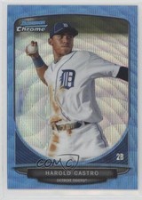 2013 Bowman Chrome Wrapper Redemption Blue Wave Refractor Harold Castro c7y