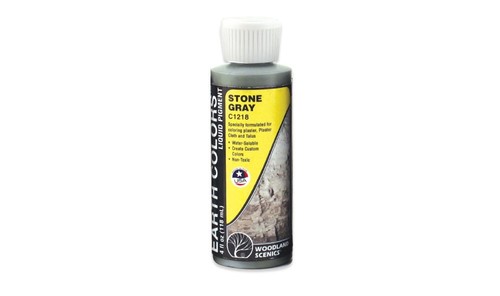 Woodland Scenics 1218 Earth Colors™ Stone Gray Liquid Pigment 4 fl oz / 118 mL | Zustand: New