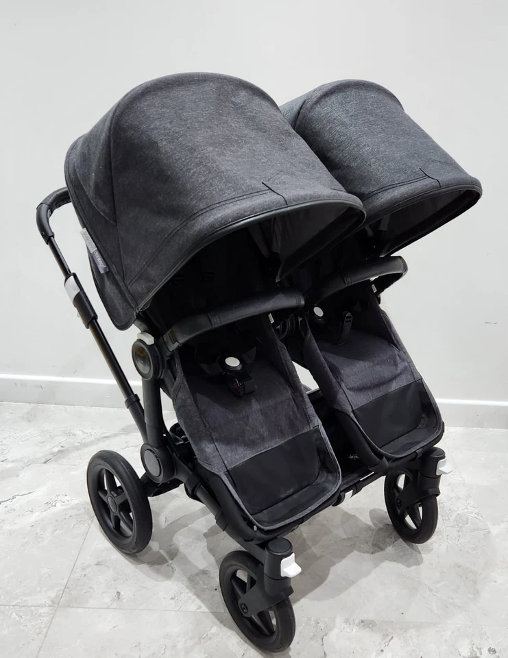 Bugaboo Donkey3 DUO/DOUBLE limited edition Mineral washed Black Pushchair Pram - Image 4 of 4