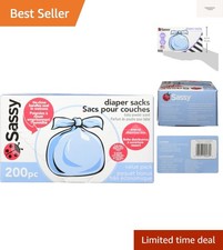 Baby Disposable Diaper Sacks, 200 Count, Packaging may vary