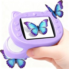 Handheld Digital Mini Microscope for Kids: 1000X 4K 2.4" Microscopes Toys