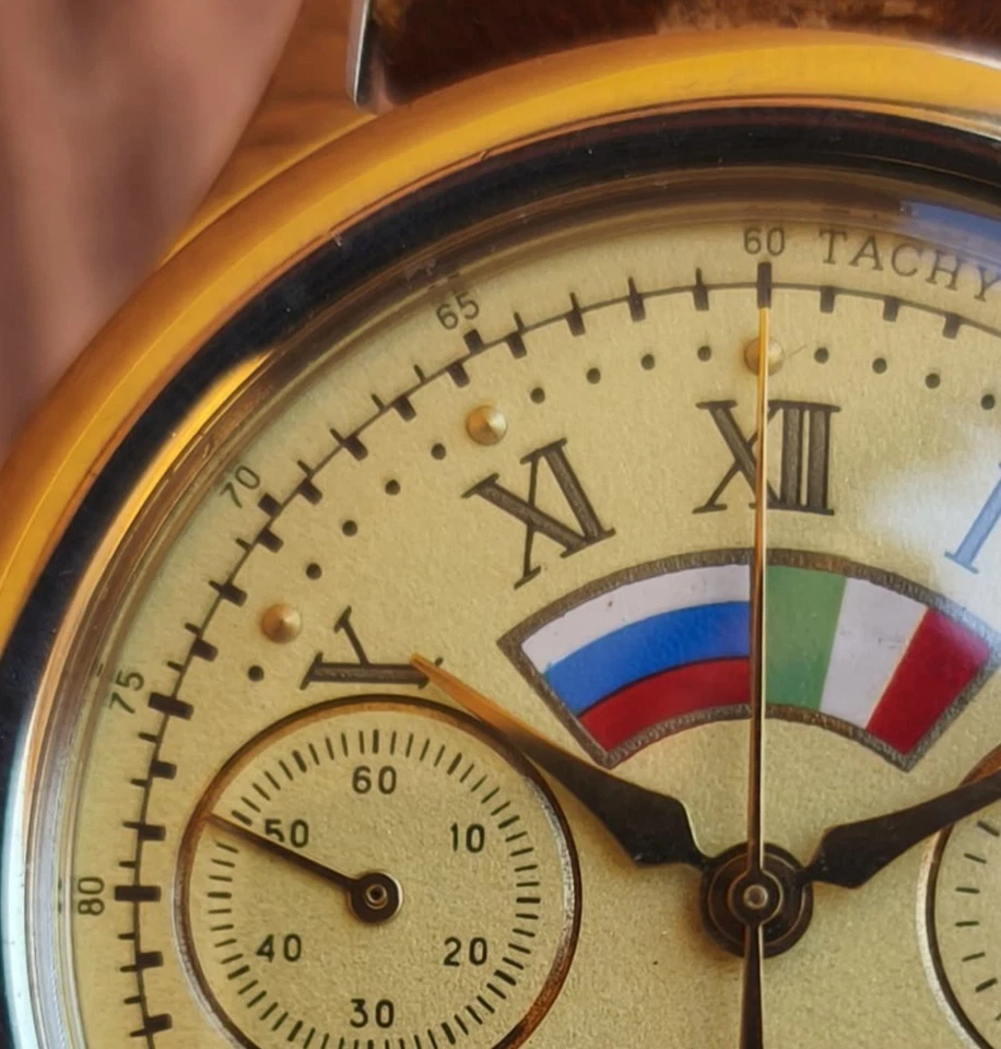 Orologio Poljot Moscow 1992 Rome Vintage Cal. 3133 Russia 🇷🇺 Meccanico - Immagine 3 di 4