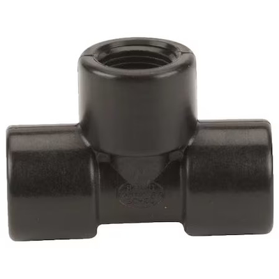 #ad Tee Polypropylene 3 8quot; Schedule 80 300 Psi Max Pressure Tee038 $7.45