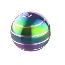 Kinetic Desk Toy Ball - 1.54 Spinning Optical Illusion Fidget for Anxiety