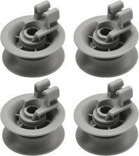 4 Pcs 611666 Dishwasher Upper Basket Wheel, Dishwasher Racks Practical Dishwashe