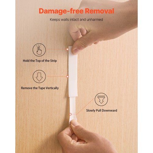 Picture Hanging Strips 16 Pairs X-Large Wall Hanging Strips for Damage Free - Picture 4 of 12