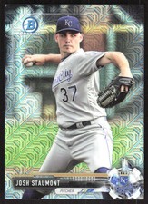 5102I 2017 Bowman #BCP89 Josh Staumont Chrome Prospects Mojo