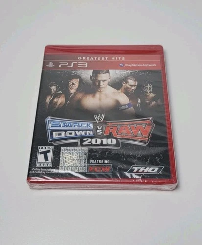 WWE SmackDown vs. Raw 2010 (PlayStation 3, 2009) Greatest Hits HTF NEW SEALED