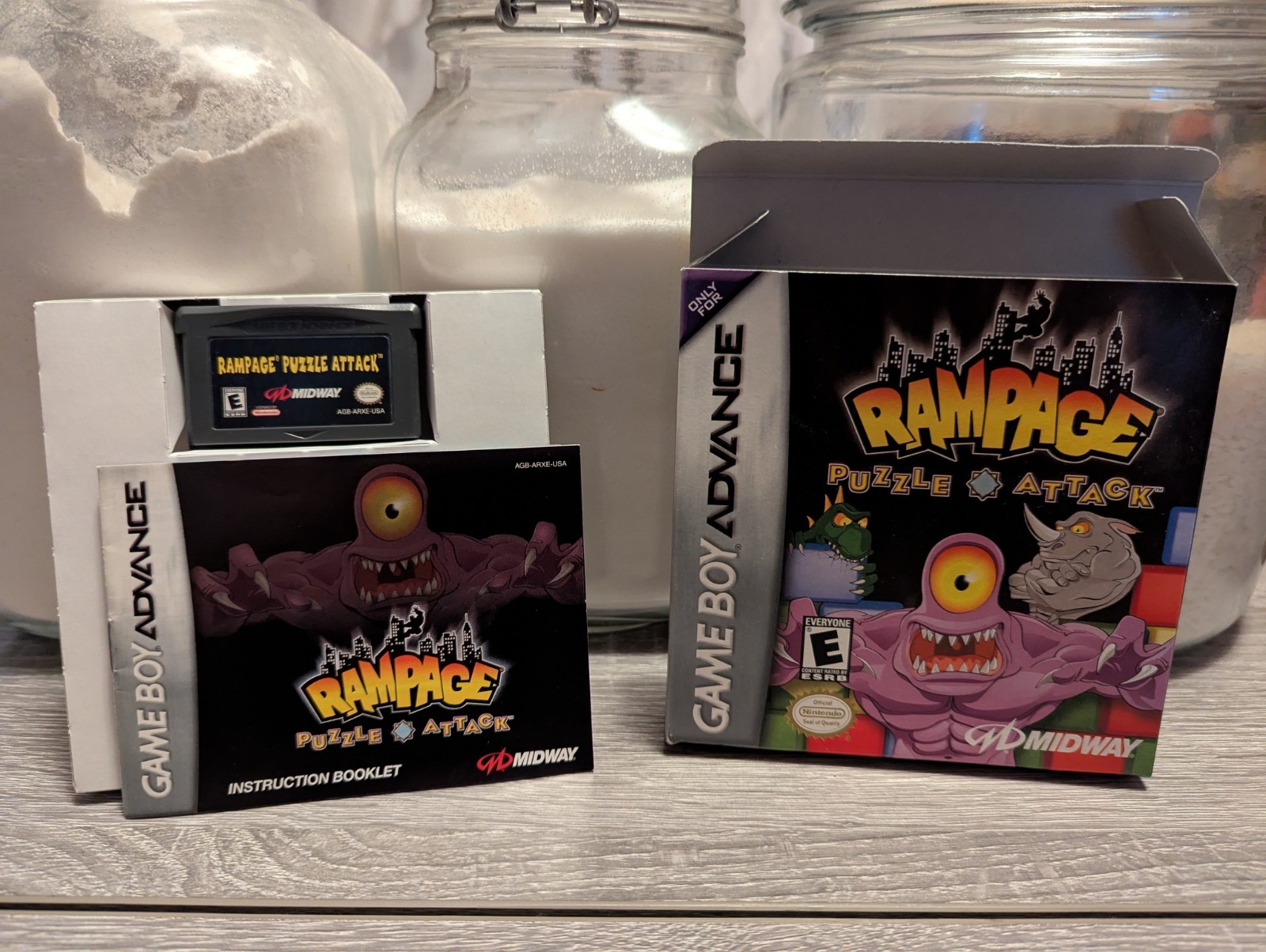 Rampage Puzzle Attack (Nintendo Game Boy Advance, 2001)
