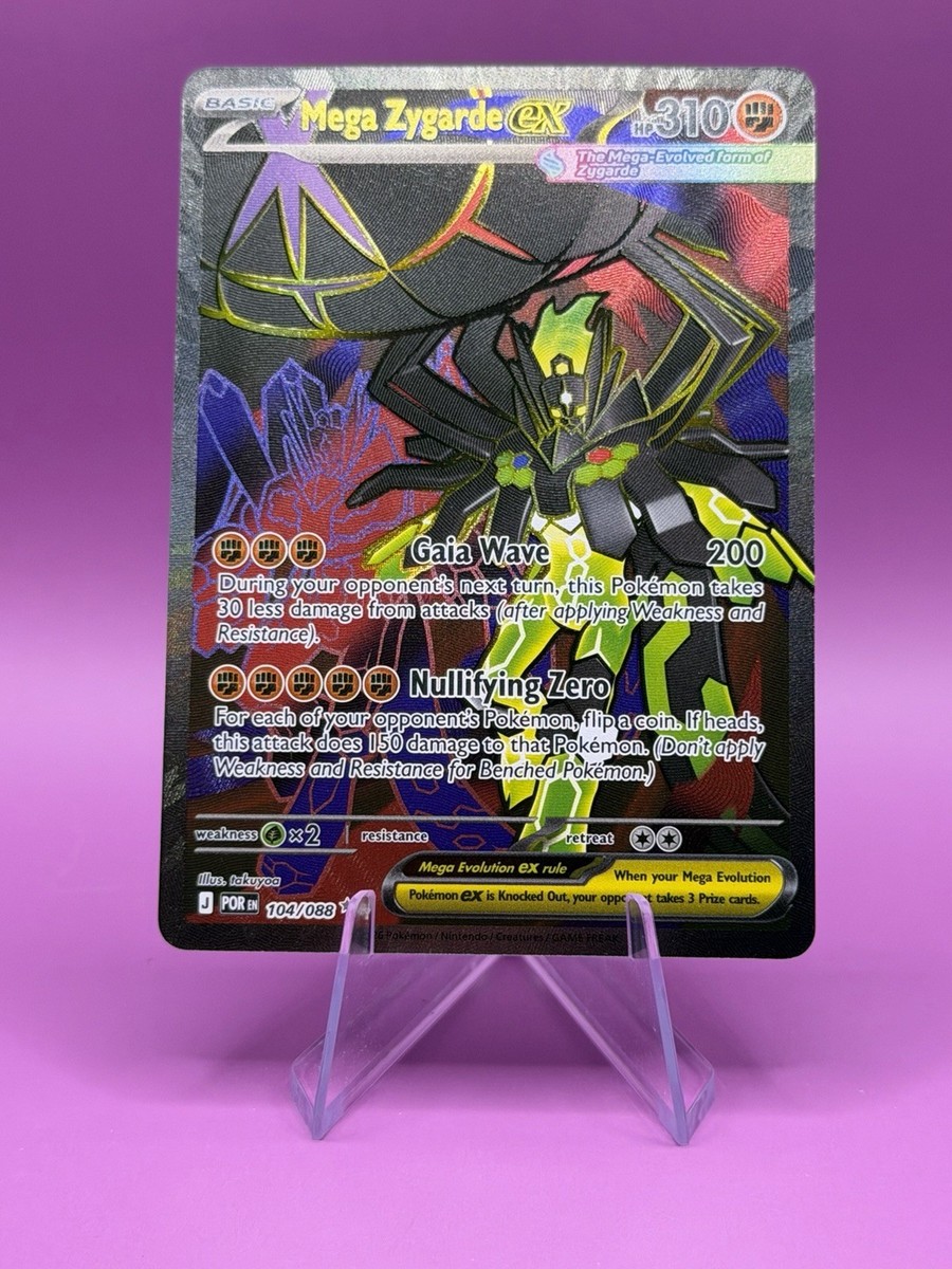 Mega Zygarde ex 104/088 Ultra Rare Full Art | eBay