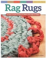 RAG RUGS  Crochet Pattern Book  16 Designs made w/ Strips of Fabric