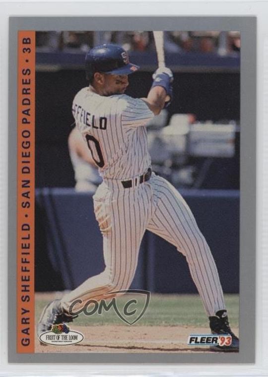 1993 Fleer Fruit of the Loom All-Stars Gary Sheffield #57 0dk