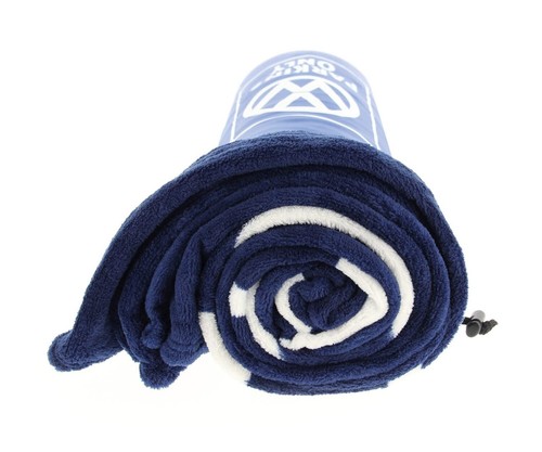 BRISA VW Collection - Volkswagen Soft Cuddly Fluffy Fleece Blanket Throw in T... - Picture 3 of 4