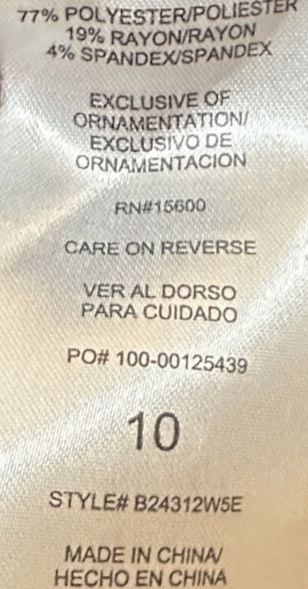 Democracy Ab Solution Herringbone Patched Ponte T… - image 9