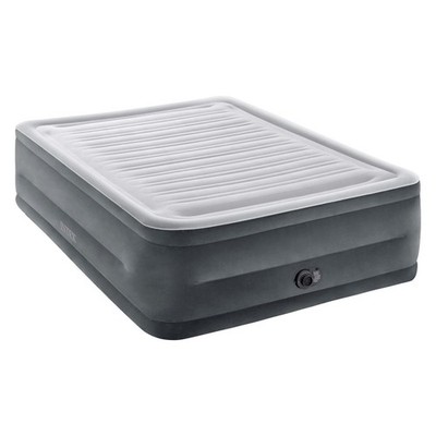 INTEX Luftbett Comfort Plush Queen mit 230V Pumpe Gästebett 203x152x56cm