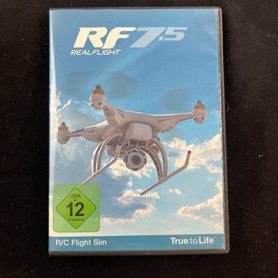 RealFlight 7.5 R/C Flight Simulator PC DVD Replacement Disc Case & Manual