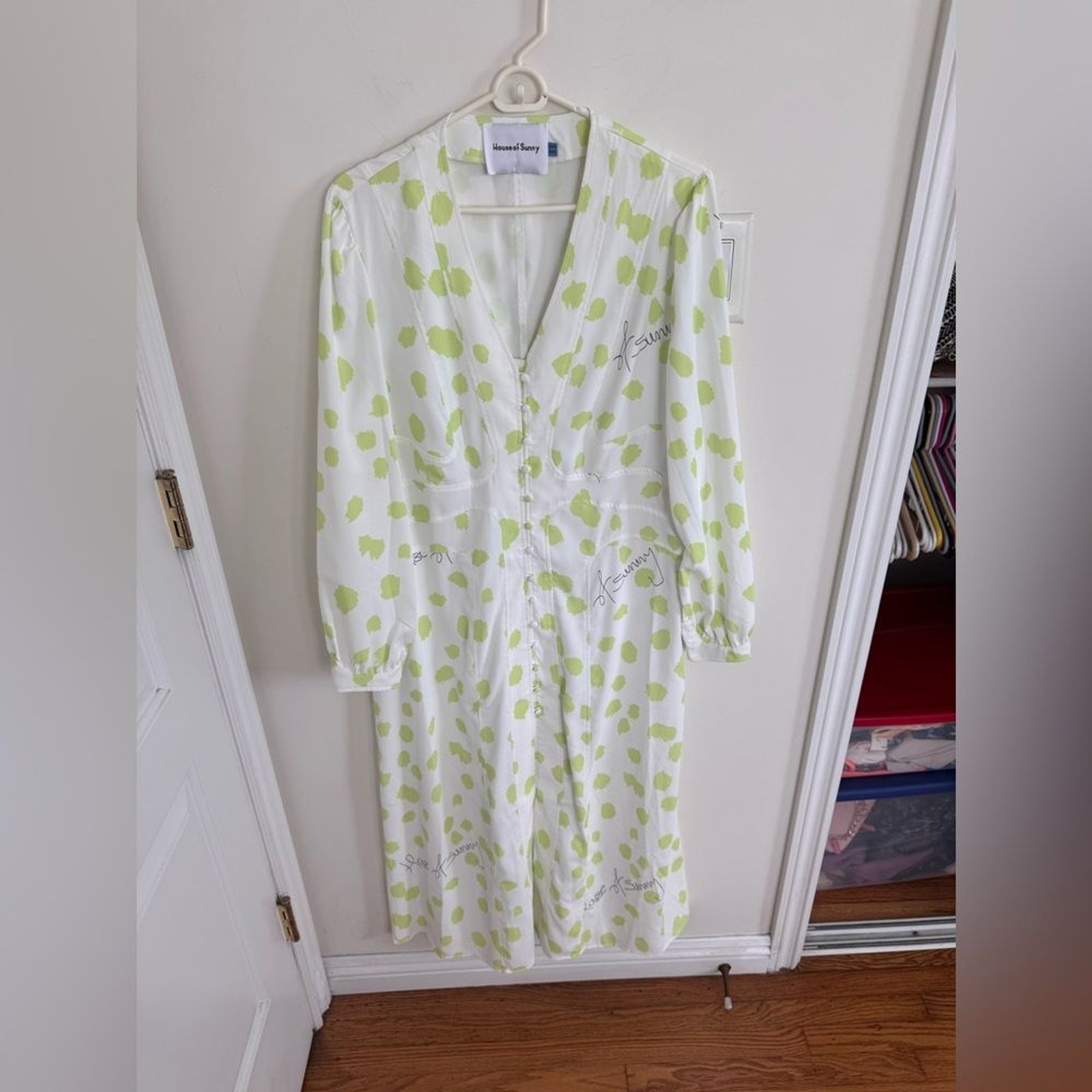 House of Sunny Printed Midi Dress