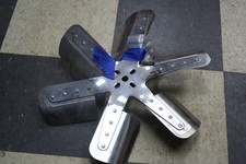 Chevy Small Block Chrome 6 Blade Fan With 2 Spacer.