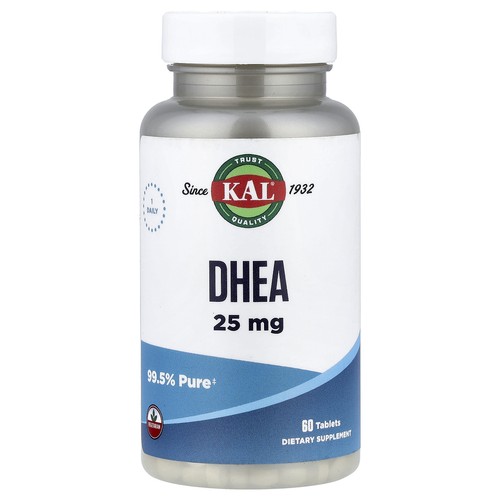 KAL DHEA 25 mg 60 Tablets Vegetarian