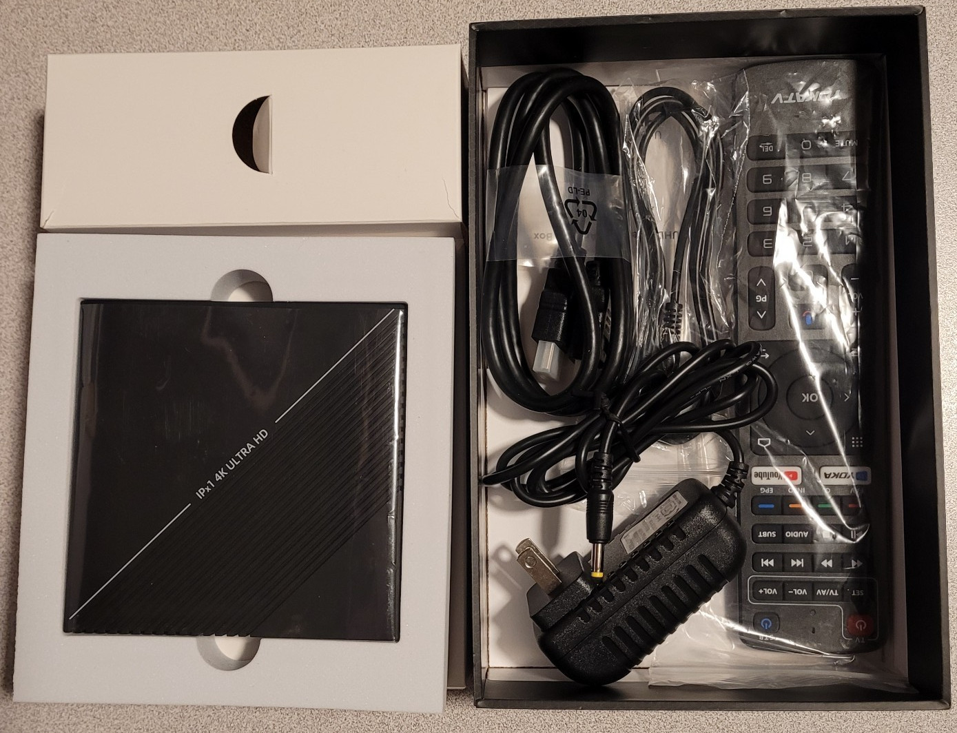 Yokatv 4k streaming android box streaming device ipx1 2gb/16gb new