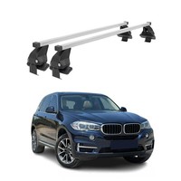 Menabo DachträGer GrundtäGer FüR Bmw X5 F15 2013-2018 50Kg Stahl Silber 2 Tlg