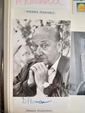 Donald Pleasence Signed Photo