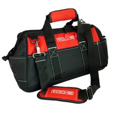 Tool Bag 16" Rigid Base 21 Multi Pocket Holdall Wide Opening Zipped Toolbag Case
