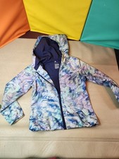 NWT Water Repellent Aqua Jacket, Size Small Kid's Girls