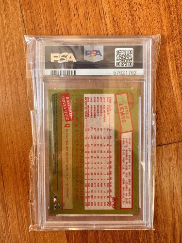 2020 Topps Chrome 1985 Topps Kyle Lewis #85TC-22 PSA 10 GEM MT Rookie RC - Foto 2 di 2