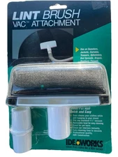 IDEAWORKS Lint Brush Vac Attachment: Fits Any Standard 1 1/4 Vacuum Hose (1994)